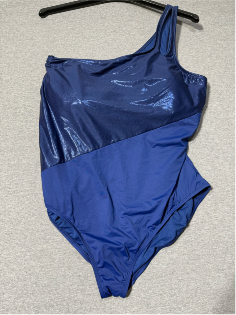 Women's Mynah One Piece Swimsuit Size 24W Blue one shoulder